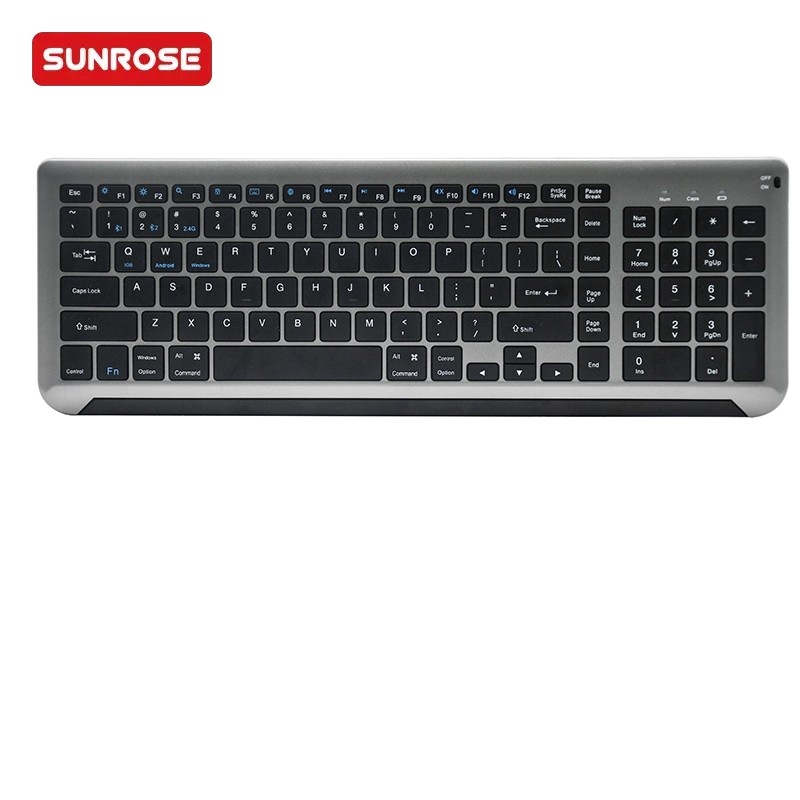 SUNROSE精晟小太阳WK016剪刀键帽无线键盘