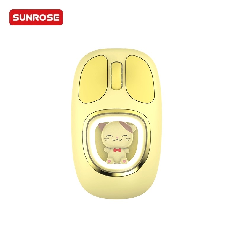 SUNROSE精晟小太阳Q7可爱透明设计鼠标