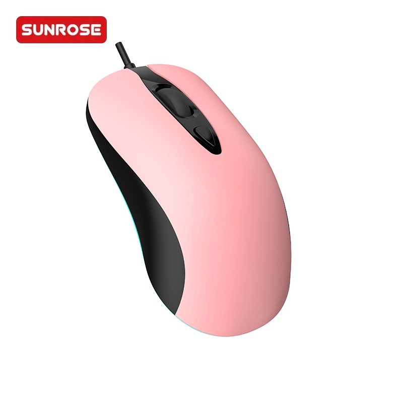 SUNROSE精晟小太阳0X-X3有线办公鼠标