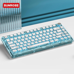 SUNROSE精晟小太阳K80无线透明机械键盘