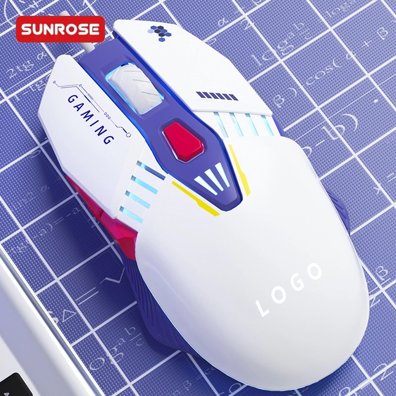 SUNROSE精晟小太阳CH800有线RGB游戏鼠标
