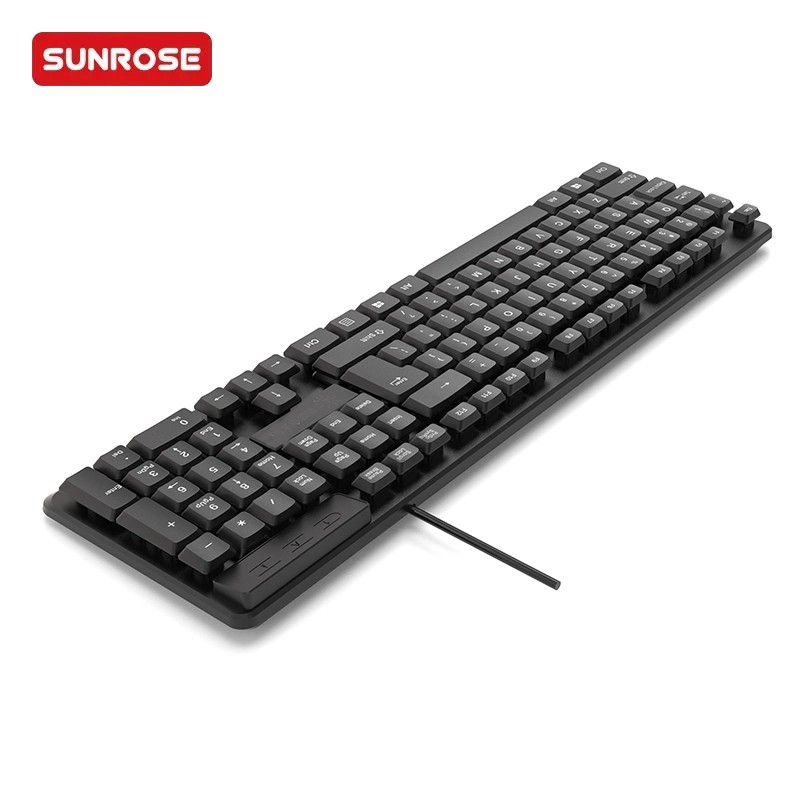 SUNROSE精晟小太阳9813有线办公键盘