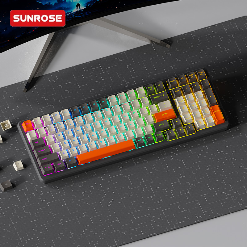 SUNROSE精晟小太阳 MK98 Pro 三模机械键盘