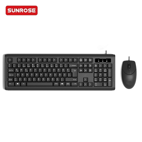 SUNROSE精晟小太阳OAKOA0有线键盘和鼠标