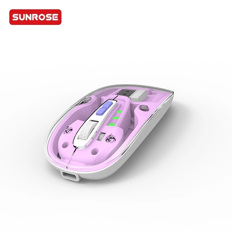SUNROSE精晟小太阳OMR500无线透明鼠标