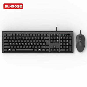 SUNROSE精晟小太阳OAK960有线办公键盘鼠标套装