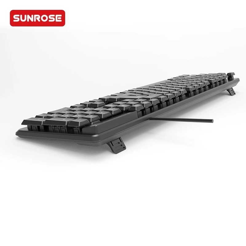 SUNROSE精晟小太阳9813有线办公键盘