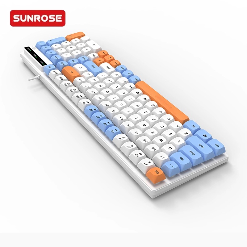 SUNROSE精晟小太阳9861有线游戏键盘