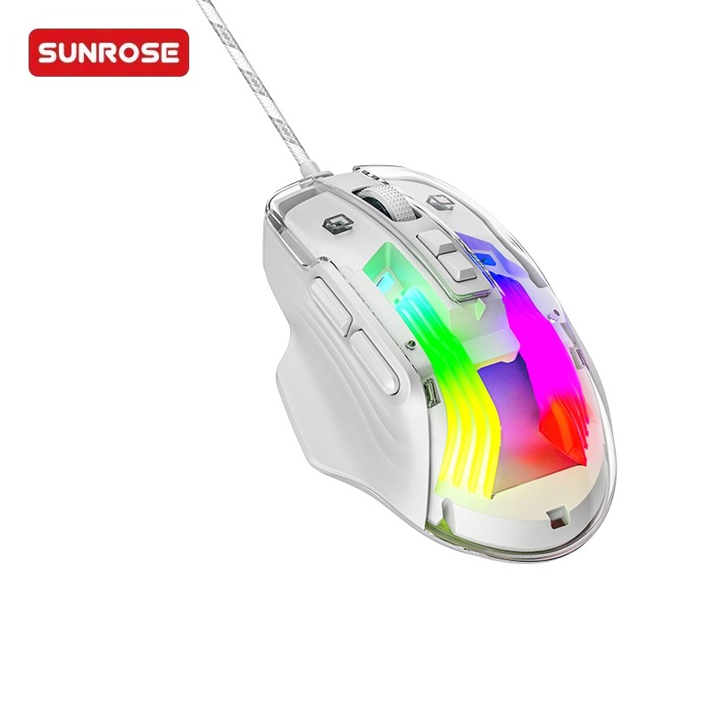 SUNROSE精晟小太阳QX-36(M36)透明游戏鼠标