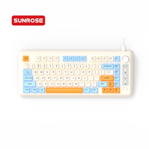 SUNROSE精晟小太阳OKR248双模发光键盘