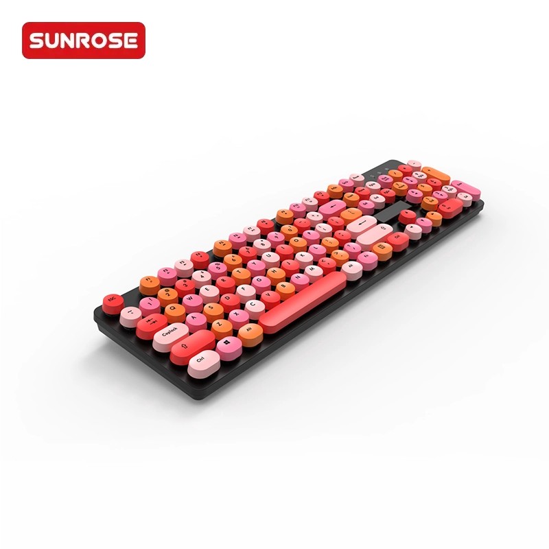SUNROSE精晟小太阳QT-08彩色无线键盘