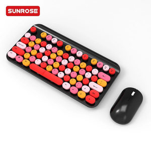 SUNROSE精晟小太阳QT-015多彩无线键盘鼠标套装