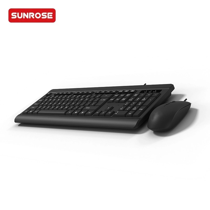 SUNROSE精晟小太阳 OAK010有线键盘和鼠标套装