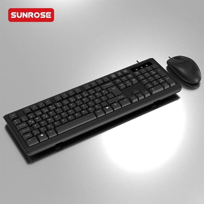 SUNROSE精晟小太阳OAKOA0有线键盘和鼠标