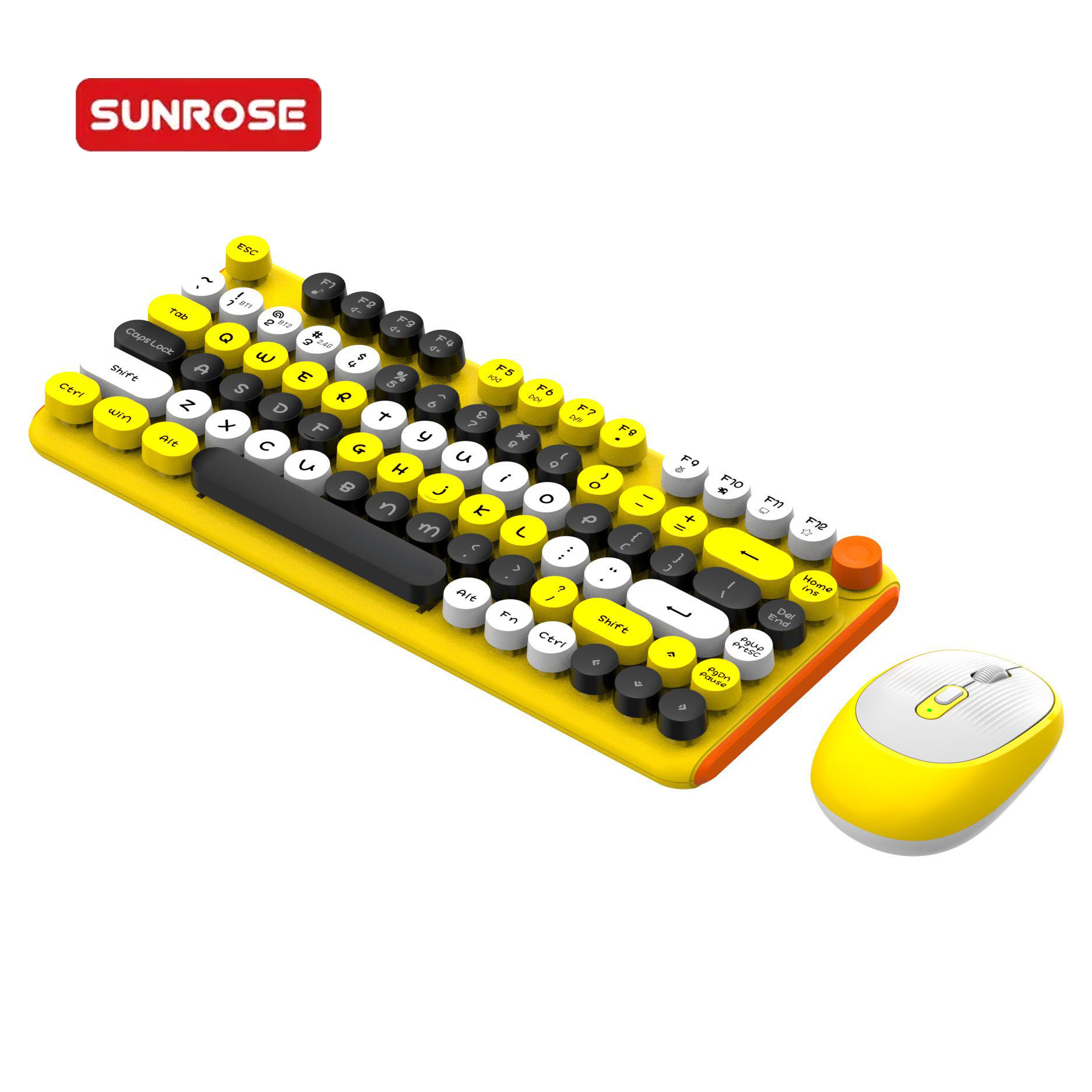SUNROSE精晟小太阳T68无线机械键盘和鼠标套装