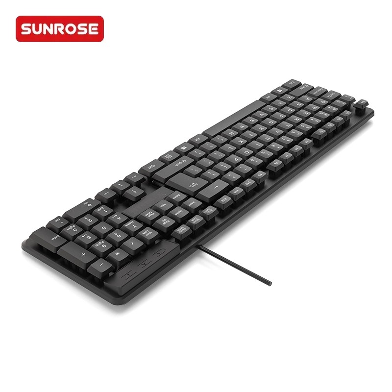 SUNROSE精晟小太阳9813有线办公键盘