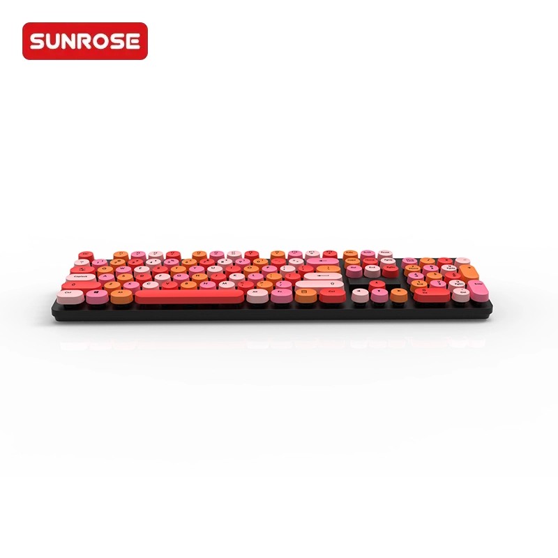 SUNROSE精晟小太阳QT-08彩色无线键盘