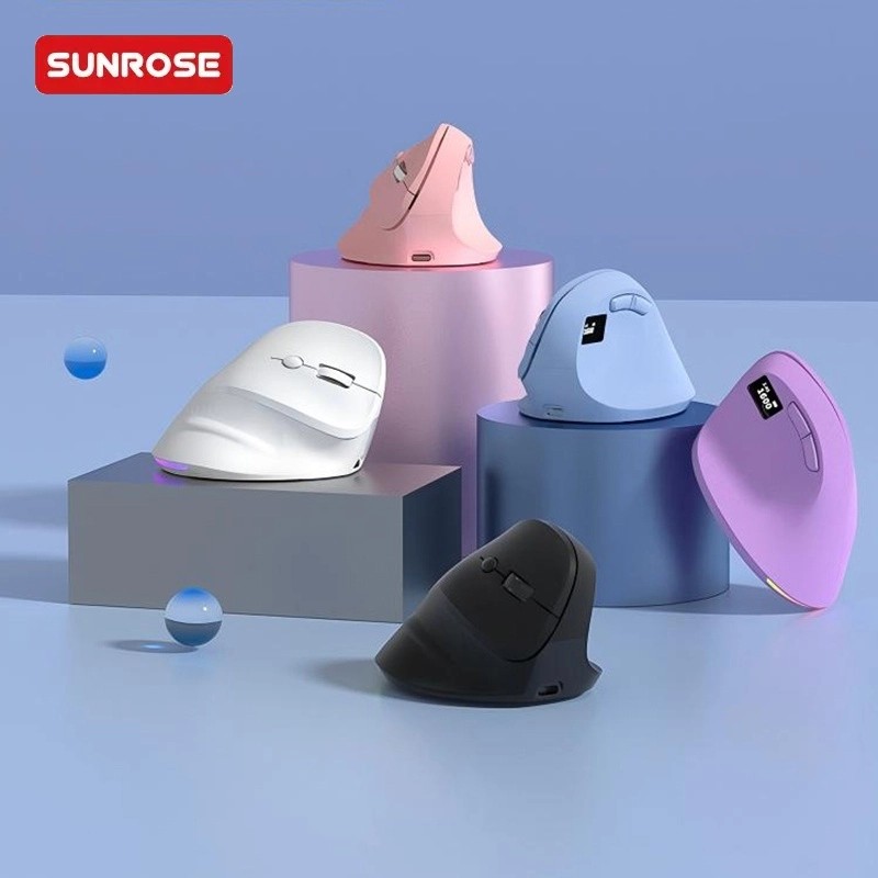 SUNROSE精晟小太阳 G10立式人体工学三模鼠标