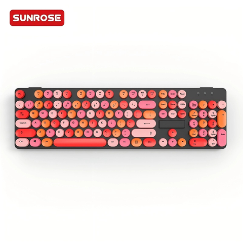 SUNROSE精晟小太阳QT-08彩色无线键盘