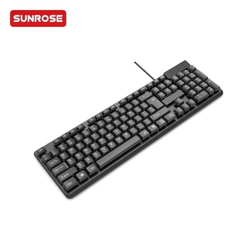 SUNROSE精晟小太阳9813有线办公键盘
