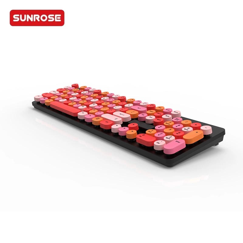 SUNROSE精晟小太阳QT-08彩色无线键盘