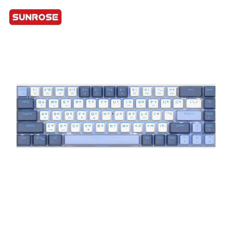 SUNROSE精晟小太阳MK68 RGB机械键盘