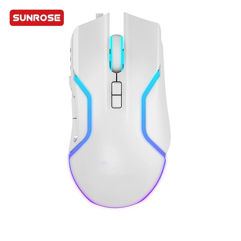 SUNROSE精晟小太阳M01有线游戏鼠标 13+1 RGB 鼠标