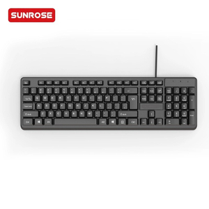 SUNROSE精晟小太阳9813有线办公键盘