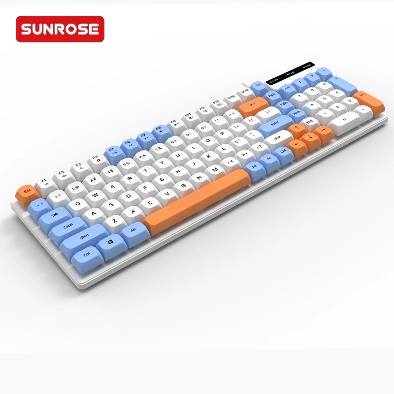 SUNROSE精晟小太阳9861有线游戏键盘