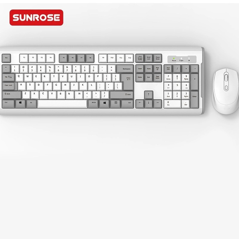SUNROSE精晟小太阳OKB0A0轻薄无线键盘和鼠标