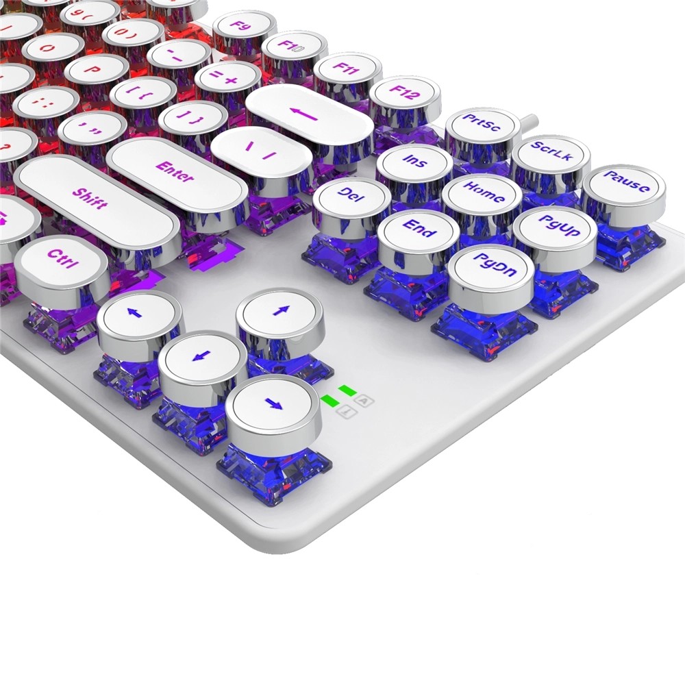 SUNROSE精晟小太阳Q87有线复古键帽机械键盘