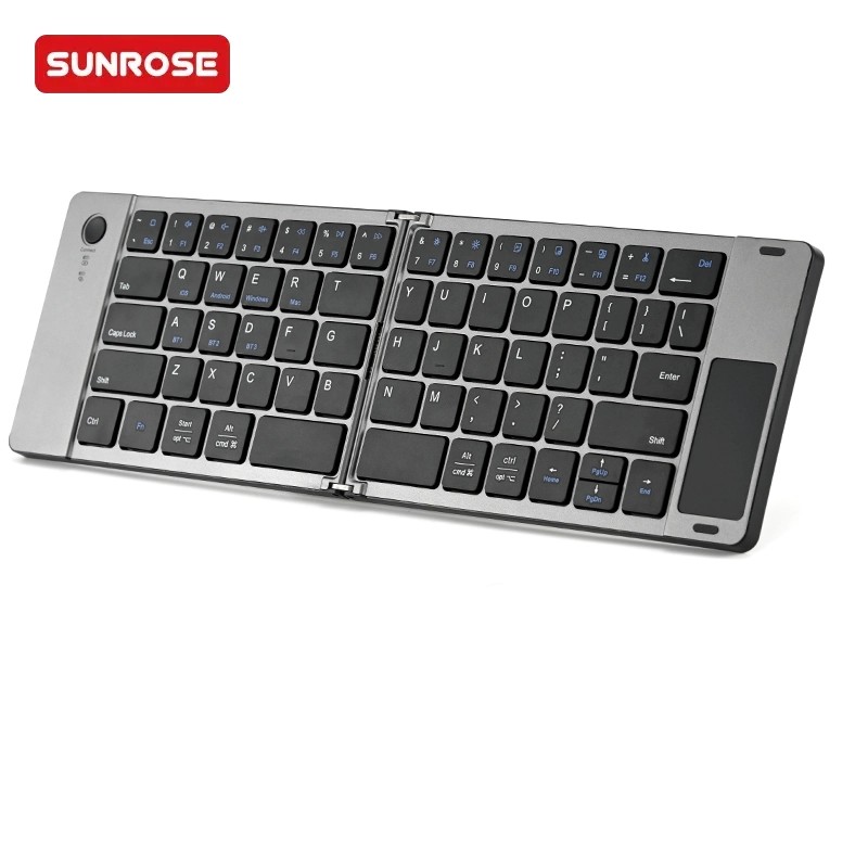SUNROSE精晟小太阳K166可折叠无线键盘