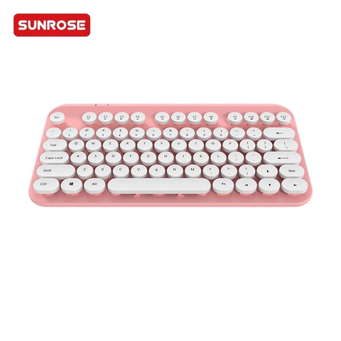 SUNROSE精晟小太阳QT-01可爱朋克无线键盘