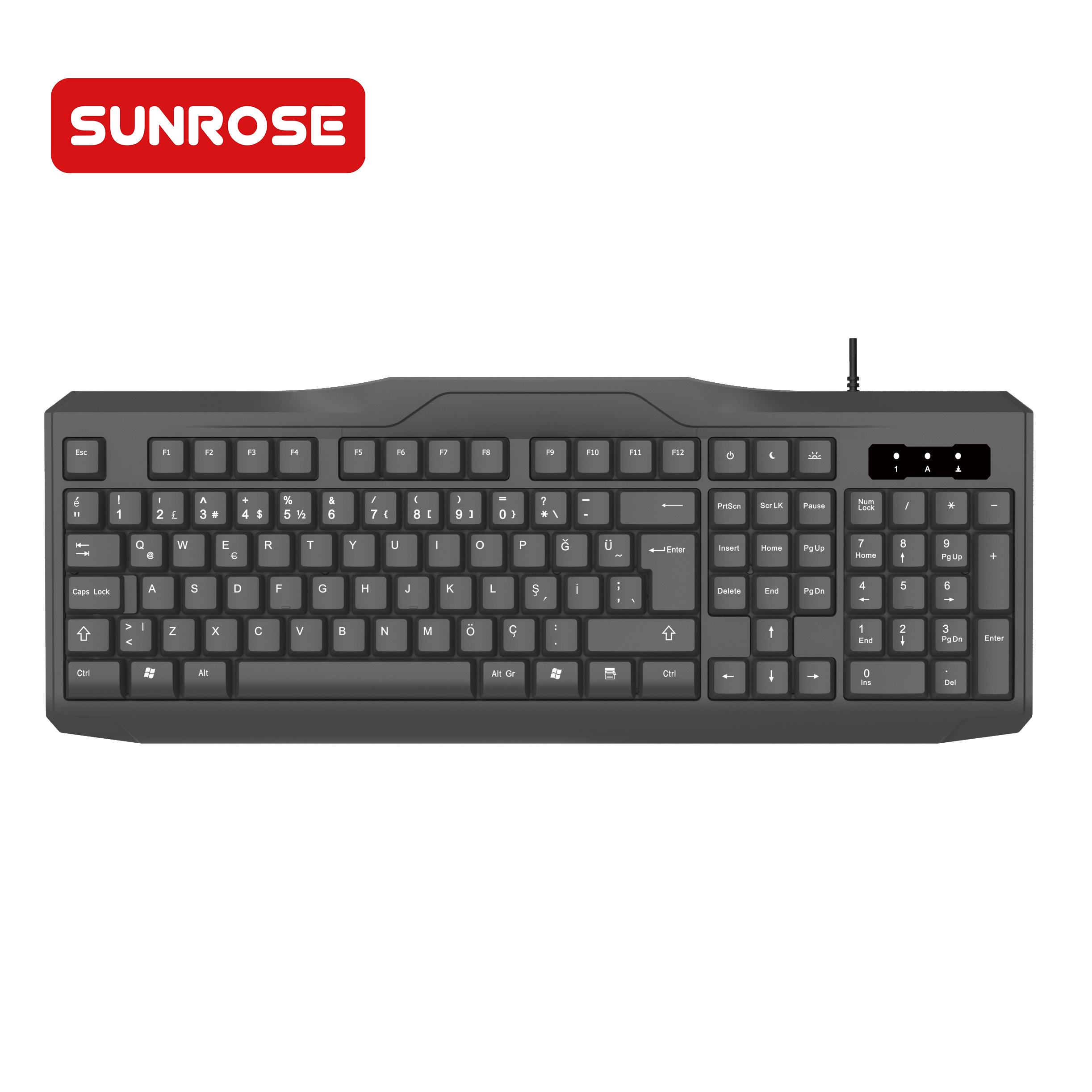 SunRose 9851 RGB有线游戏键盘