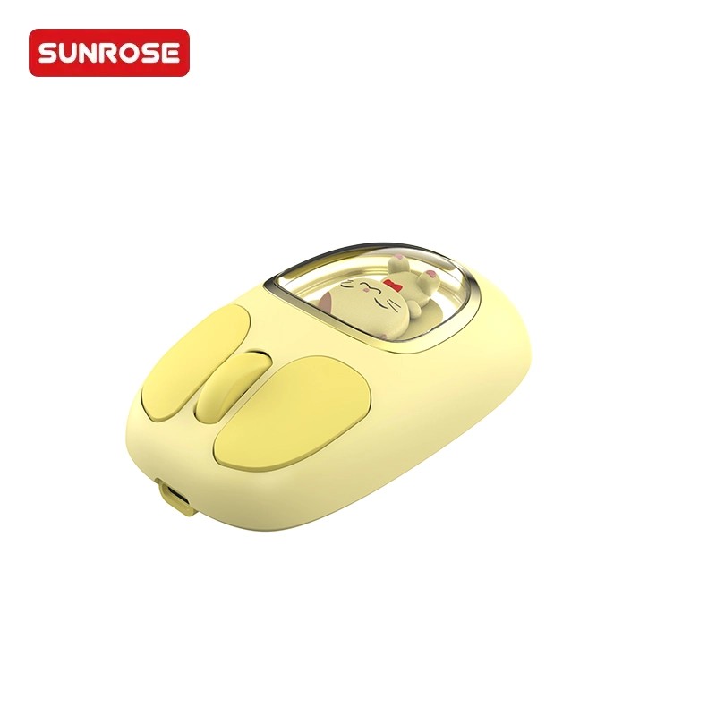 SUNROSE精晟小太阳Q7可爱透明设计鼠标