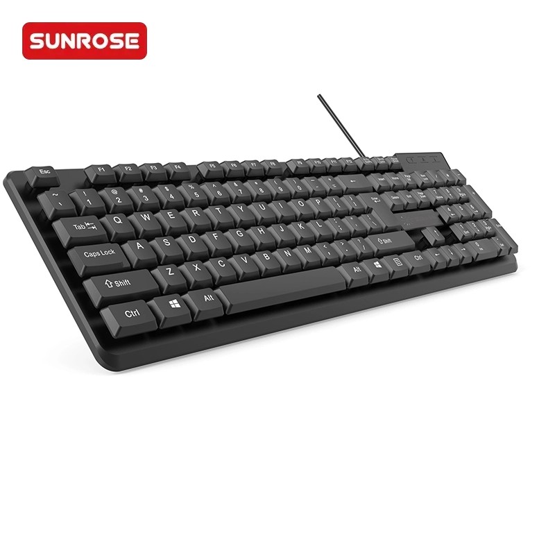 SUNROSE精晟小太阳9813有线办公键盘
