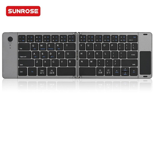 SUNROSE精晟小太阳K166可折叠无线键盘