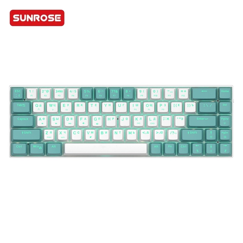 SUNROSE精晟小太阳MK68 RGB机械键盘