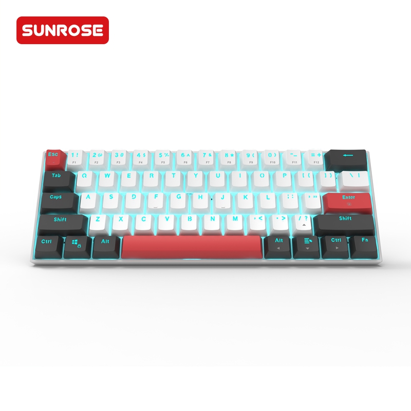 Sunrose Mk61便携式60％机械游戏键盘