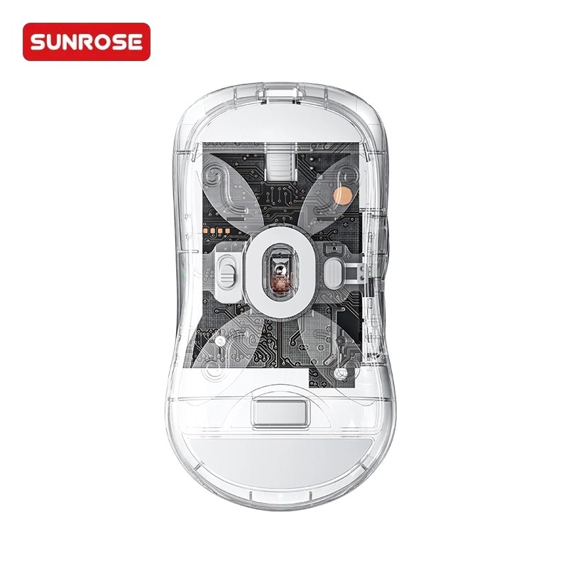 SUNROSE精晟小太阳QX-102三模式超轻透明鼠标