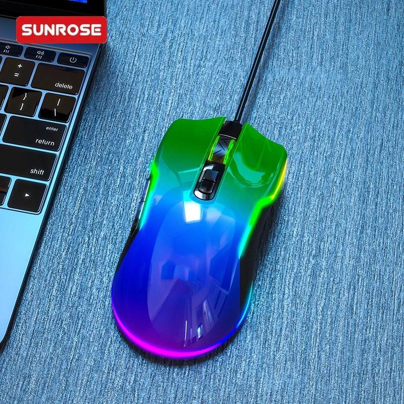 SUNROSE精晟小太阳QX-13有线游戏鼠标