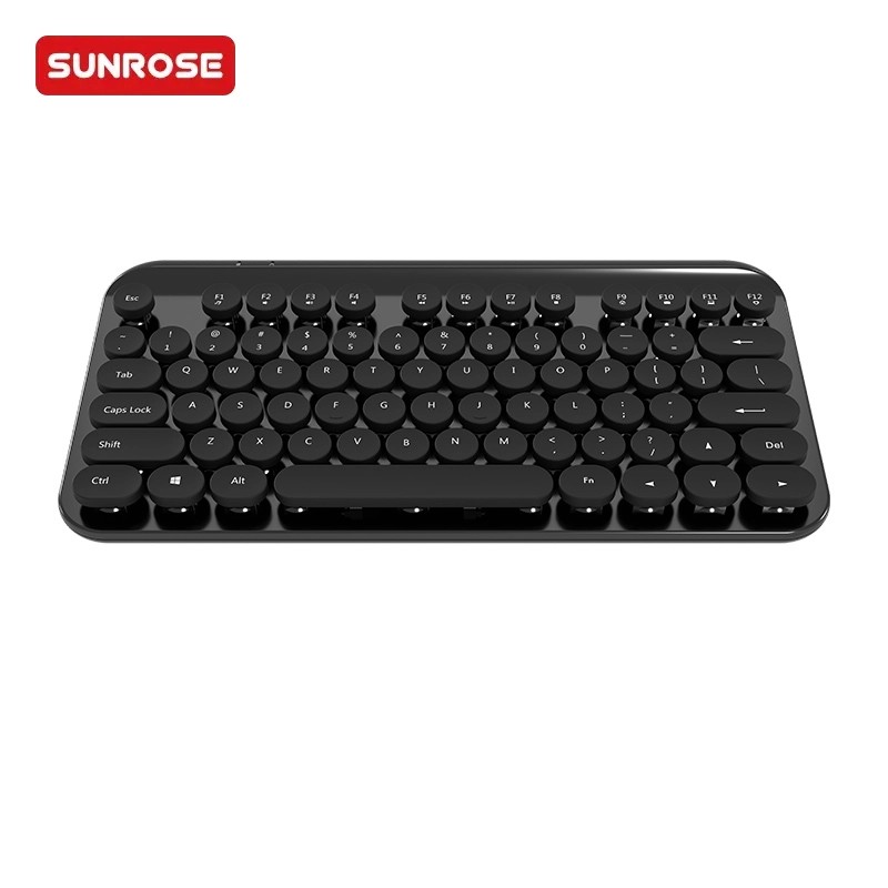 SUNROSE精晟小太阳QT-01可爱朋克无线键盘