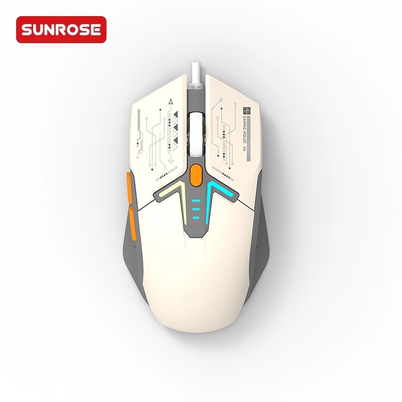 SUNROSE精晟小太阳OMW315 RGB背光游戏有线鼠标