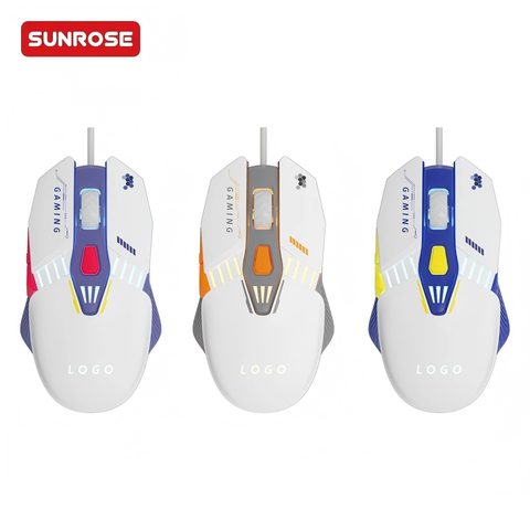 SUNROSE精晟小太阳CH800有线RGB游戏鼠标