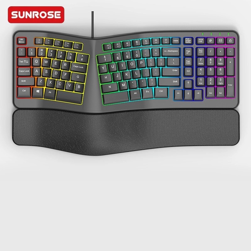 SUNROSE精晟小太阳RT01有线键盘